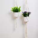 5 Packs Plant Hangers Indoor, Macrame Plant Hangers, Indoor Plant Hangers, Indoor Planter, Wall Plant Hanger, Hanging Planters for Indoor Plants, Hanging Planters for Outdoor Plants, Plant Lover Gifts
