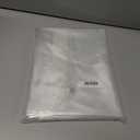 YellyHommy Clear Waterproof Plastic Snap in Shower Curtain Liner Replacement with 2 Magnets 71" W x 66" L for 72" W x 87" L Transparent