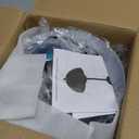 COSYLUX Modern Small Table Lamp for Bedroom, Cute Dome Shade Reflecting Light Reading Lamp for Living Room, Kid's Room, Study, Office, Beside Bedside Nightstand Desk Lamp (Pearl Blue)