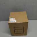 Eywamage 3 Wick Smoke Grey Glass Flameless LED Candle with Remote, Flickering Large Battery Pillar Candle Decor  6" H 6"