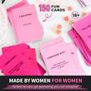 4 x SLIPPERY SLOPE The Ultimate Girls Night Party Game - 5 Topics, 5 Times The Fun - Hilarious Drinking Game for Fun Girls Nights, Bachelorette and Birthday Party