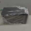 MoKo Sunglasses Organizer, Leather Sunglass Display Collection Holder Case with Drawer Clear Glass Lid (Black)