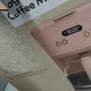 BELLA 12-Cup Programmable Coffee Maker with No-Drip Glass Carafe, Blossom
