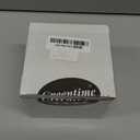 GREENTIME 12 Pcs Glitter Poinsettia 5.5" Artificial Flowers Christmas Farmhouse Plaid with Clips Stems Xmas Tree Ornaments for New Year Stairs Fireplace Porch Balcony Garden Church Wreath Decoration (Red&white Rlattice)