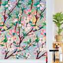 Rainbow Window Privacy Film Decorative Window Sticker, 3D Static Stained Glass Cling Tint for Home Heat Control Non-Adhesive, 35.4 x 78.7 inches