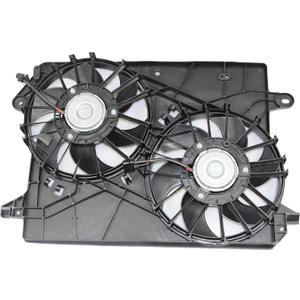 620-039 5137714AA Engine Radiator Dual Cooling Fan for Dodge Chrysler 300 Challenger Charger Base Magnum SRT8 SXT LX Signature 2005-2006 2007 2008 2009 2010 5137713AA 5174358AA CH3115132
