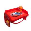 J.L. Childress Disney Baby 3-in-1 Travel Tray & iPad Tablet Holder - Car Seat Lap Tray for Toddlers, Kids - Use on Airplanes, Road Trips, Lap Desk - Tablet Holder and Carry Bag - Disney Cars