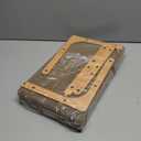 EHEYCIGA Cardboard Cat Scratcher House, 17-Inch Corrugated Cat Scratcher for Indoor Cats, Kitten Scratching Board Pad, Brown