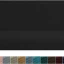 MAXIJIN Velvet Futon Cover Full Size Stretch Futon Mattress Cover Thick Soft Armless Sofa Bed Slipcover Plush Couch Furniture Protector with Elastic Bottom, Machine Washable (Black)