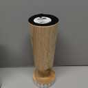 HD Designs Wood Large Candle Holder, 10 in