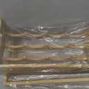 SpaceAid Bamboo Water Bottle Organizer with Labels, Kitchen Pantry Water Bottle Storage Rack for Cabinets, Home Cup and Bottle Holder Shelf Organizers, 2 Pack 4-Slot, Hold 8 Bottles