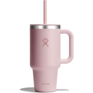 Hydro Flask 32 Oz Travel Tumbler with Handle, Lid and Straw - Insulated Stainless Steel in Tonal Trillium