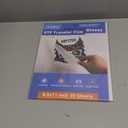 Yamation DTF Transfer Film Glossy: 8.5" x 11"inch 50 Sheets PET Paper Glossy Clear Cold Peel Direct to Film Transfer Film for T-shirt