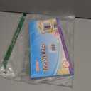 Teivio 6 Gallon 80 Counts Medium Garbage Bags Trash Bags, Bathroom Trash Can Bin Liners, Plastic Bags for home office kitchen,Garden Outdoors waste,Clear