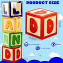 Honoson 4 Pcs Land Balloon Boxes, Cartoon Balloon Boxes Inspired Theme Birthday Party Decor for Shower Supplies Party Favor