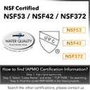 ICEPURE PLUS NSF53 DA97-17376B Replacement for HAF-QIN/EXP, HAF-QIN, DA97-08006C, RF23M8070SG, RF23M8070SR, RF23M8090SG, RF23M8090SR, AQF-DA97-17376B Refrigerator Water Filter, 3PACK