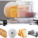 Meat Slicer Machine for Home  120W Deli Meat Slicer with 6.7" Blade, Adjustable Thickness 0-18mm, Foldable Design, Easy to Clean Meat Cutter Machine, Safe Deli Slicer for Home Use