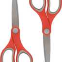 Westcott Left- & Right-Handed Pointed Student Scissors for Kids Ages 12-14, Durable Stainless Steel Blades, Back to School, Classroom Scissors, School Supplies, 7-Inch, Assorted Colors