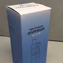 Automatic Mouthwash Dispenser for Bathroom,Bathroom Accessories 19.4 Fl Oz Dispensers with Magnetic Cups,Wall Mounted Dispenser,Suitable for All Age Groups,White