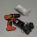 BLACK+DECKER 20V MAX Cordless Drill and Driver, 3/8 Inch, With LED Work Light, Battery and Charger Included (LDX120C)