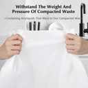 60-pack W10165294RB Trash Compactor Bags - leak-proof trash compactor bags for kitchen 60-ct 15 inches - Fits 15-inch Rectangular Drawer Compactors