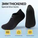 WATERTIME Neoprene Water Socks 3mm, Sand Proof Beach Volleyball Diving Socks for Outdoor Water Sports (Medium)