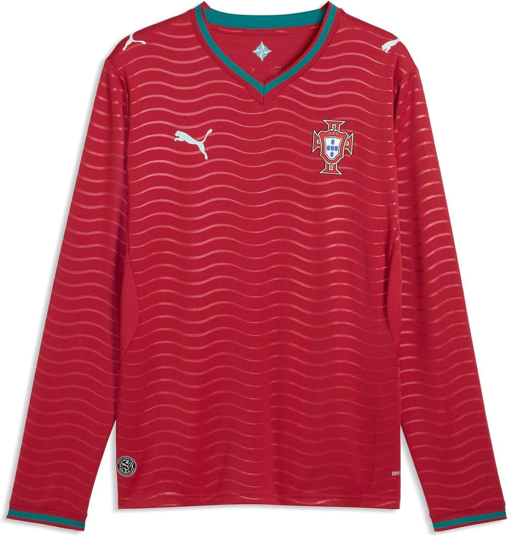 PUMA Mens Fpf Home Crew Neck Long Sleeve Replica Jersey Casual L