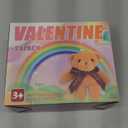 28 PCS Valentines Day Cards for Kids School with Bear Stuffed Animal Plush Toys , Kids Valentine Party Favor, Valentine's Day Classroom Prizes, Ideal Valentine Exchange Gift