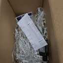 JMEXSUSS Outdoor Net Lights Waterproof, 12ft x 5ft Plug in with 8 Modes Remoter, 360 LED Net Lights for for Bush Patio Christmas Tree Decor (Clear Wire, Warm White)