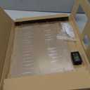 BETAZOOER Reptile Terrarium Breeding Tank Acrylic Reptile Feeding Box with Temperature Hygrometer (15.3"x9.7"x7.6") (Large)