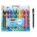 BIC Gelocity Quick Dry Ocean Themed Gel Pens, Medium Point (0.7mm), 16-Count Gel Pen Set, Colored Gel Pens for Note Taking and Journaling