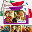 QUOKKA 35 Piece Puzzles for Adults - 3 Set Dementia Puzzles for Elderly - Large Piece Activities Products for Seniors - Alzheimers Jigsaw Puzzle Games for Adults - Dogs in The Field