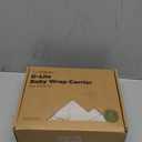 KeaBabies Baby Wrap Carrier Ring Sling - Easy to Wear, Adjustable D-Lite Baby Carrier Newborn to Toddler, Infant Carrying Shirt, Hands Free Bonding, Breathable Fabric Wearing Wrap (Stone Gray)