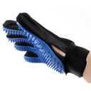 Efficient Pet Grooming Glove - Gentle Shedding Brush for Dogs, Cats, Horses, & more with Long & Short Hair - 1 Pair (Pink)