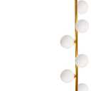 Hsyile Lighting KU300198 Cozy Elegant Modern Creative Floor Lamp for Living Room,Bedroom,Office,9 Lights