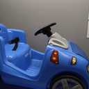 Step2 Whisper Ride II Kids Push Car, Ride-On Car with Seat Belt and Horn, Toddlers and Preschoolers Ages 18 Months4 Years, Max Weight 50 lbs., Quick Fold Handle, Stroller Alternative, Blue