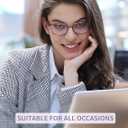 NOVIVON Reading Glasses +2.0 with 6 Cases  Blue Light Blocking Readers for Women & Men, Computer eye glasses, Cheaters