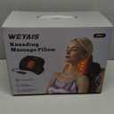 weyais Neck Massager Pillow, Neck and Shoulder Relaxer with Heat, 3 Modes and Strengths, Neck Massager for Pain Relief Deep Tissue, Remote Control, Gift for Women Men Parents Christmas,Black