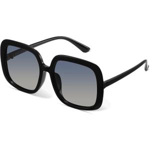 miyya Oversized Polarized Sunglasses Women, Trendy Retro Sun Glasses for Women 2024, Oversized Shades