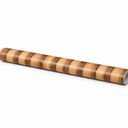 Arthome 17''x240'' Wood Slat Wallpaper, Peel and Stick Self Adhesive Wood Wallpaper PVC Vinyl Decorative Removable Wallpaper Waterproof Faux Wood Grating Stripe Contact Paper for Living Room Bedroom (Brown)