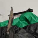 12 Ft Giant Christmas Inflatable Black Santa Claus Outdoor Decoration Blow Up Candy Cane Gift Bag Christmas Decorations with LED Lights 11 Stakes 4 Tethers for Yard Lawn Garden Home Party Xmas Decor