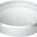 CiaoHER 2in Thickness 8in Diameter Acrylic Disc Display Block Clear Polished Round Pedestal Stand Riser 8" x 2", 1 Pack