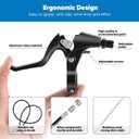 V-Type Bike Brake Set, Complete Universal Bike Front and Rear MTB Brake, Bicycle Brakes, Inner and Outer Cables, Include Brakes Lever Calipers Multi-Tool Wrenches