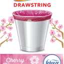 Glad Odorshield Small Drawstring Trash Bags, 4 Gal, Pink, Cherry Blossom, 80 Ct, Pack May Vary (80 Count (Pack of 1))