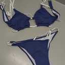 Women's Sexy Thong Bottom Two Piece Bikini Cute Swimsuit Swimsuits for Women Bikini Push M