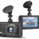 3-inch 1080P HD car Dash cam, 24-Hour Recording, 170 Wide Angle, Night Vision, Video Motion Detection, Pack of 1 