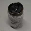 Bosmarlin Ceramic Travel Coffee Cup with Lid, 21 oz, Portable Coffee Mug for Car Cup Holder, Microwave and Dishwasher Safe, Reactive Glaze (Grey) (Gray)