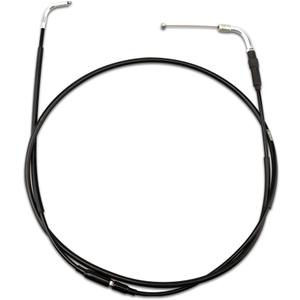 Nibbi High Performance Motorcycle Throttle Cable Adjustable GY6 Scooter Throttle Cable Flat Slide Carburetor Throttle Cable Black 185CM Fit Yamaha TaoTao Kymco SYM GY6 Scooter 125 150 Moped