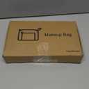 Travel Makeup Bag Women's Large Capacity Cosmetic Portable Organizer Large Opening Waterproof Storage Toiletry Bags Vertical Free-Standing Brush Holder for Easy Access Pink