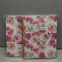 2 x Academic Planner 2025-2026, 8.5" x 11", Weekly & Monthly Planner from JUL.2025 to JUN.2026, Column View Calendar Organizers, Spiral Hardcover Agenda Book with Tabs for Office School Supplies, Floral
